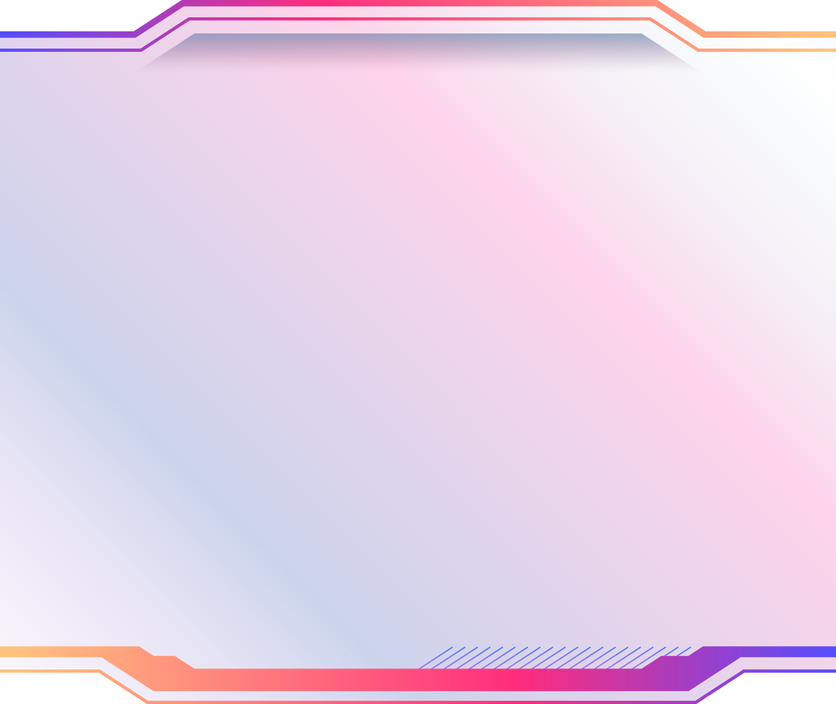 Neon Cyberpunk Frame 